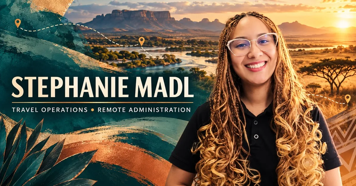 Stephanie Madl travel-operations portfolio across Namibia's landscapes